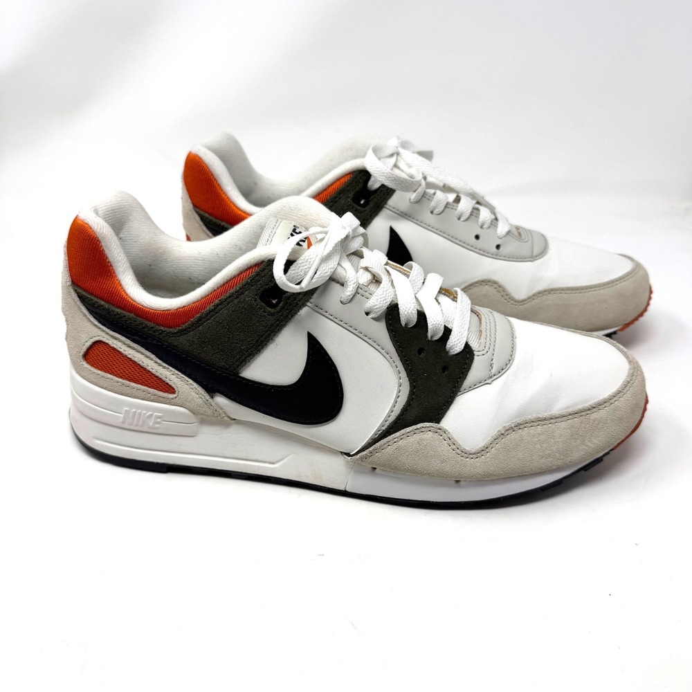 Retro Classic Air Pegasus 89 Sneakers Khaki Orange Suede Nike Athletic 9.5 Mens